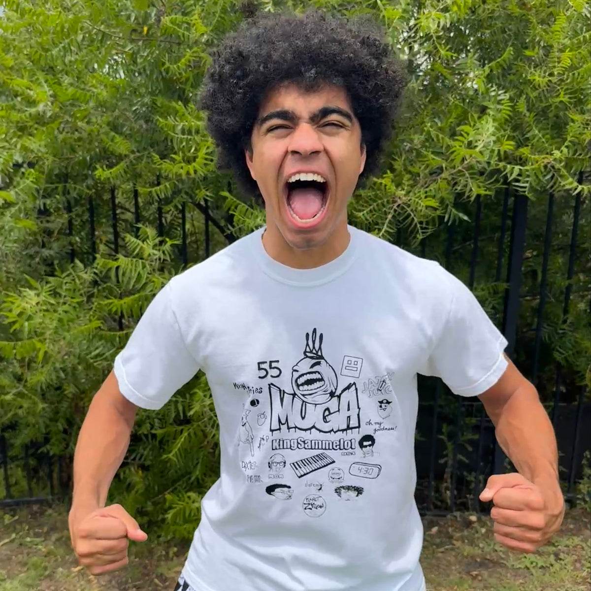 Muga Kingdom White Tshirt