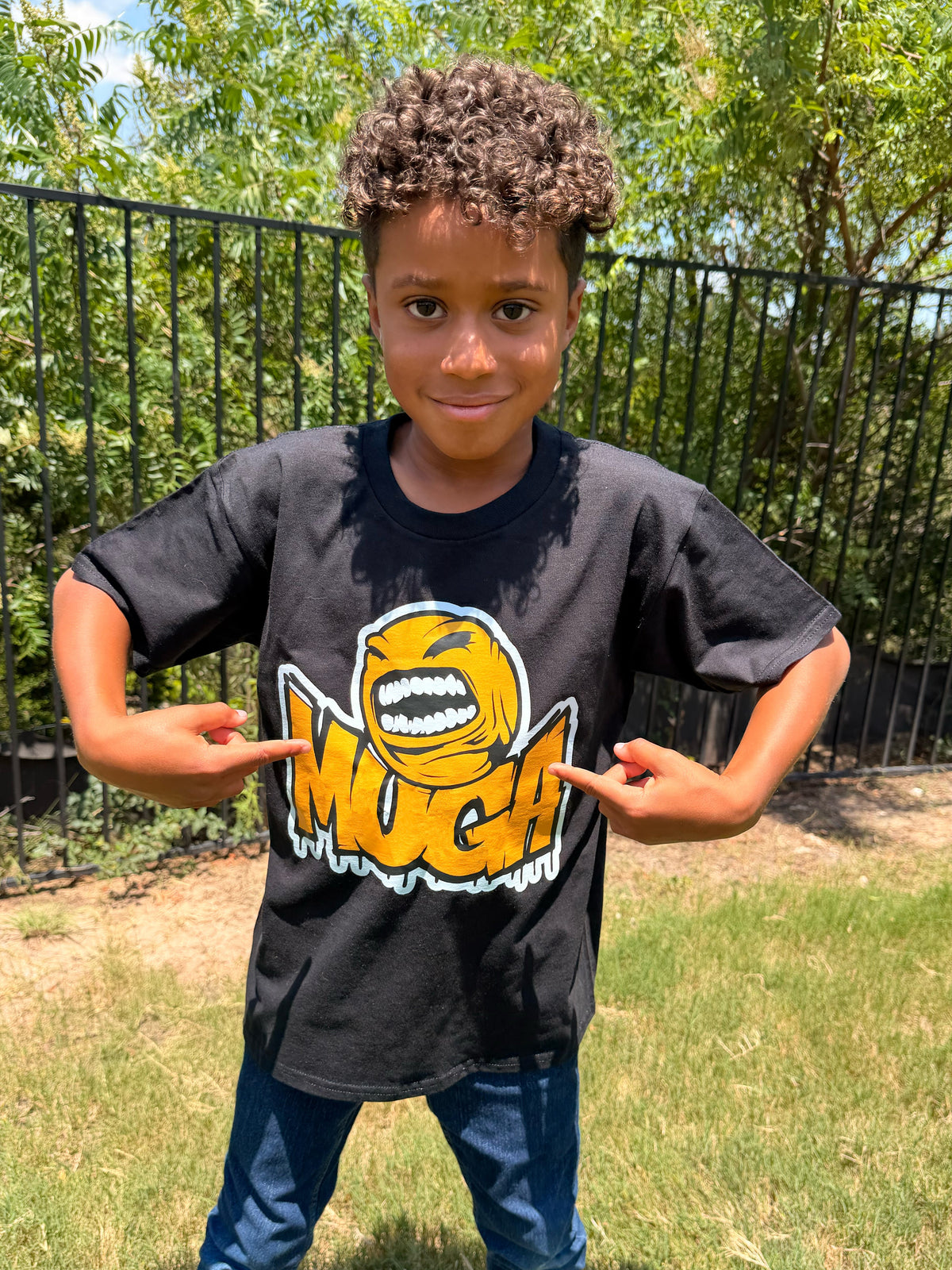 Youth Muga Black T-Shirt